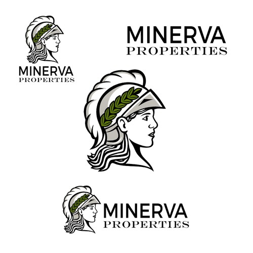 Laurel wreath logo with the title 'Minerva Properties'