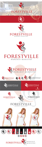 Luxurious logo with the title 'Create a fresh, modern logo for our Music and Worship Ministry!'
