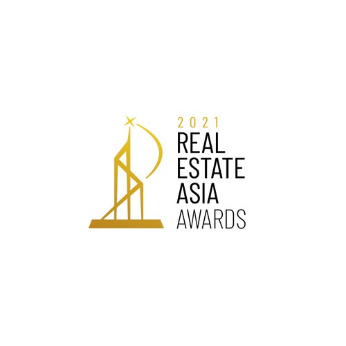 Medal logo with the title 'Logo for Real Estate Asia Awards'