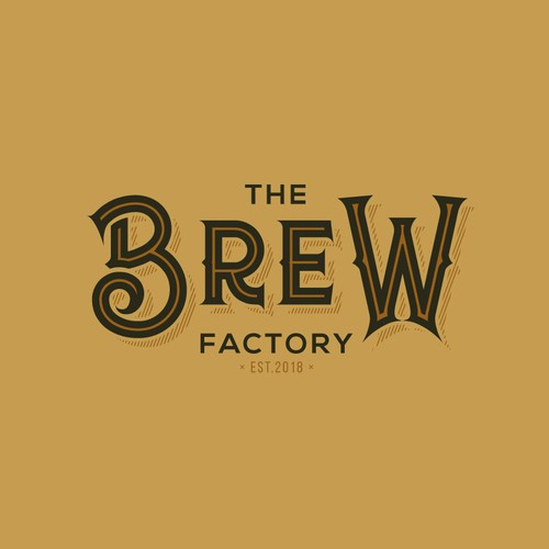 Factory design with the title 'Logo for The Brew Factory'