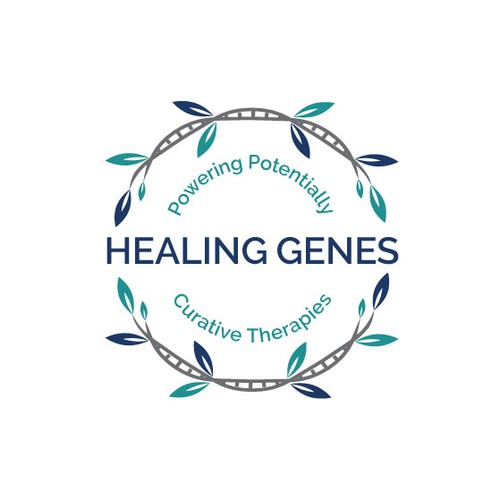 Genetics logo with the title 'Hip Logo for a Health Education Campaign'
