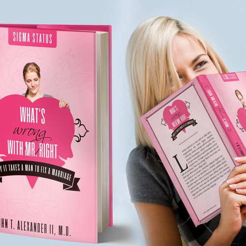 Marriage book cover with the title 'Design a powerful book cover for this marriage/relationship best seller!'