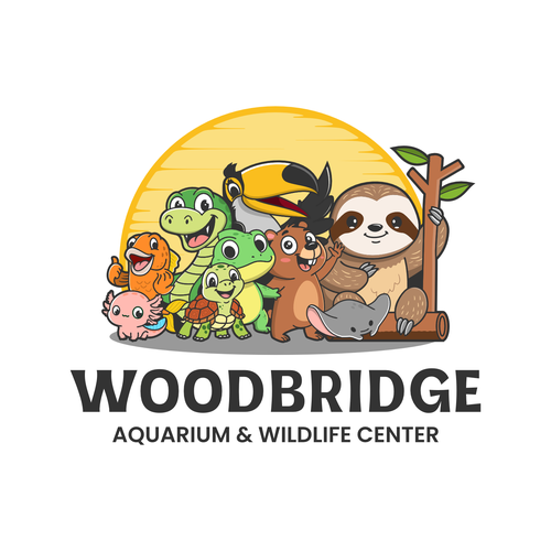 Zoo logo with the title 'WOODBRIDGE '