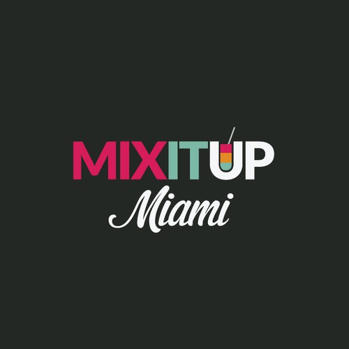 Miami design with the title 'Help Mix it up Miami with a new logo'