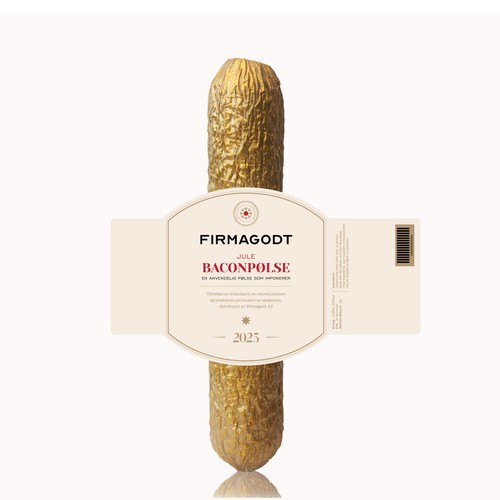 Luxurious label with the title 'Label Design'