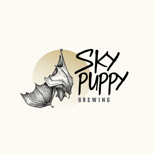 Beer brand with the title 'Visual Identity for Sky Puppy Brewing'