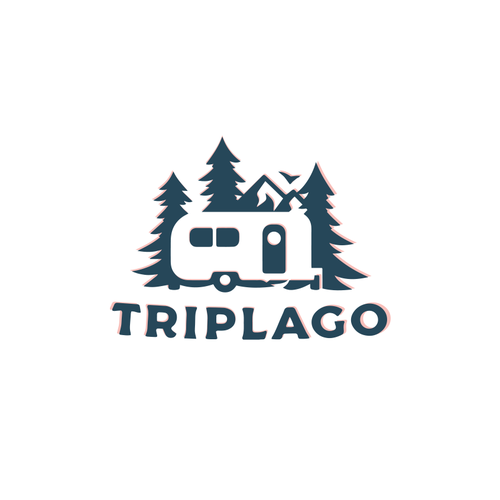 Camping design with the title 'Logo for travel trailer.'