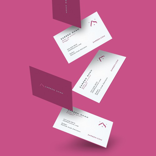 Blogger design with the title 'Logo design for Zareen Shah'