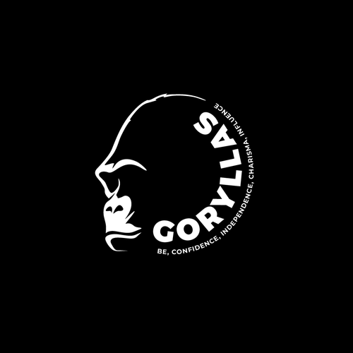 Wildlife logo with the title 'Gorillas'