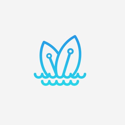 Code design with the title 'Code Surf'