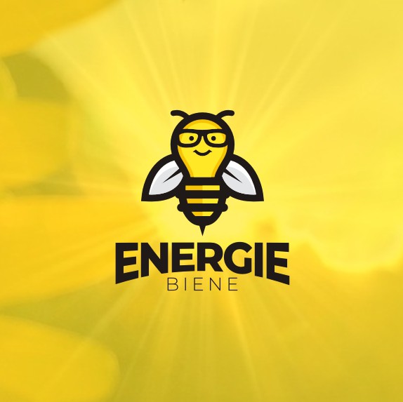 Energy logo with the title 'Logo design for Energie Biene'