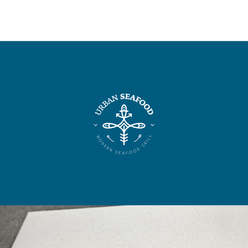 Dubai design with the title 'Urban Seafood / Restaurante de mariscos'