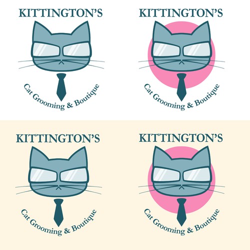 Tie logo with the title 'Logo Concept No. 1 - Kittingtons'