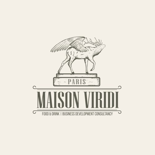 Deer logo with the title 'Sophisticated Classic Logo'