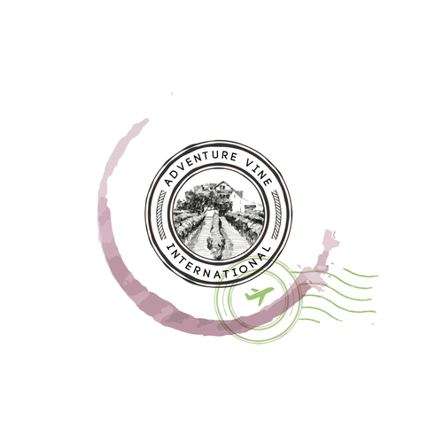 Vineyard logo with the title 'Wine tour'