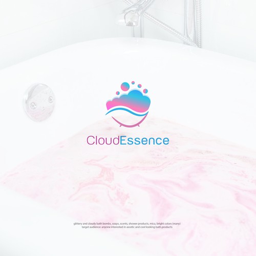 Bathtub logo with the title 'Cloud Essence'