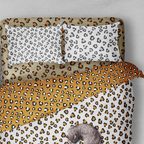 Cheetah design with the title 'Leopard print pattern'