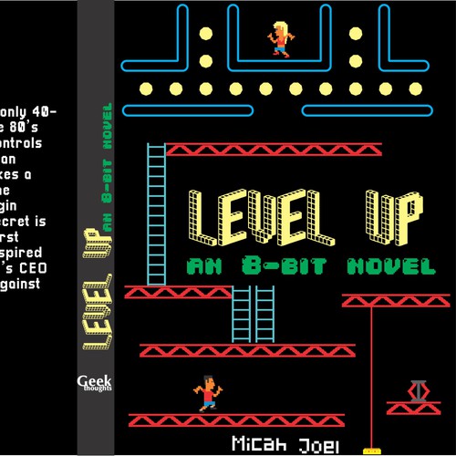 Level design with the title 'lecvel up book cover'