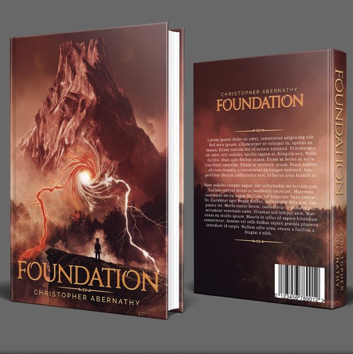Landscape book cover with the title 'Foundation Book Cover'