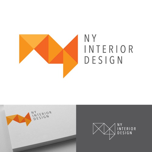 New York logo with the title 'Space concept for interior design firm'