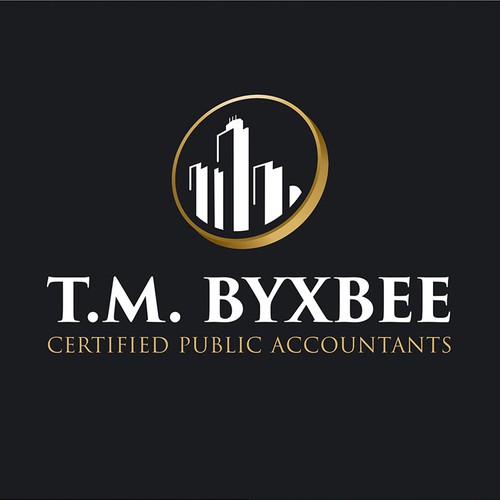 Accounting brand with the title 'Logo concept for a public accounting company. '