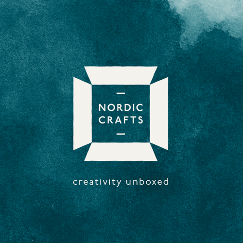 Nordic design with the title 'logo for craft kits'