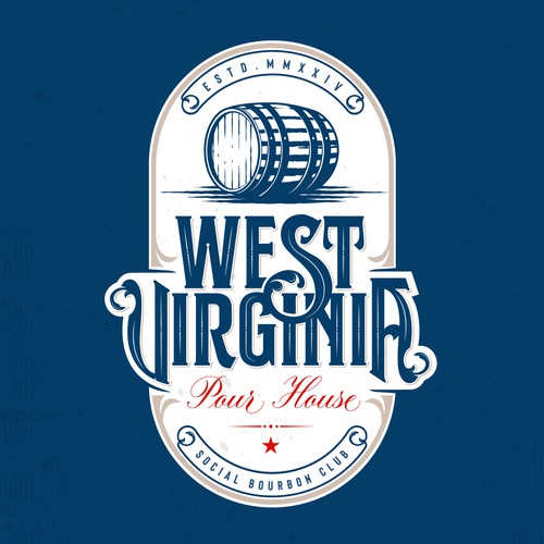 Kentucky logo with the title 'West Virginia pour house'