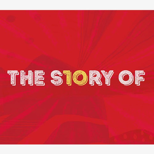 Channel design with the title 'Top 10 list YouTube Channel logo and cover image'