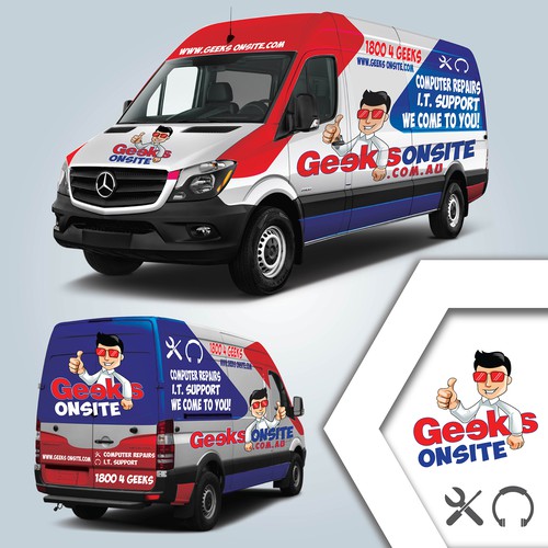 Vehicle graphic design with the title 'Car Wrap'