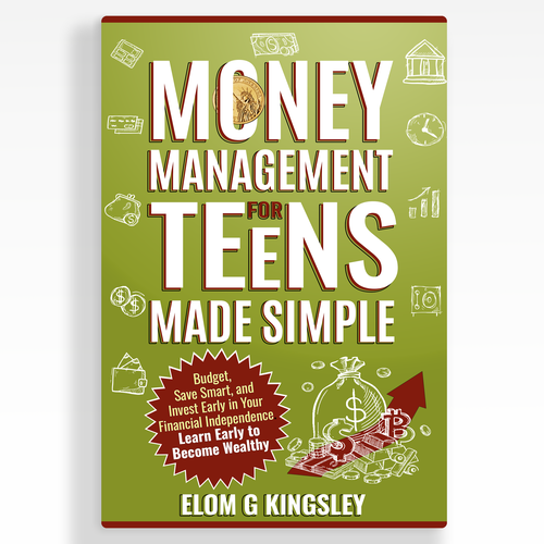 Budget design with the title 'Book cover'