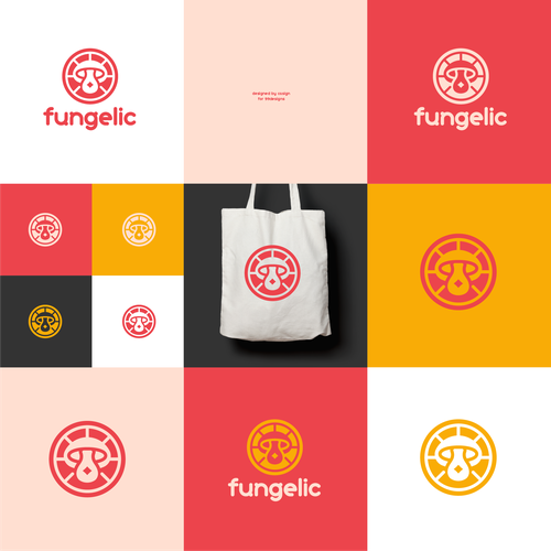 Magical logo with the title 'Fungelic'