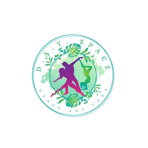 Dance logo with the title 'Logo for Dance Art Yoga Space'