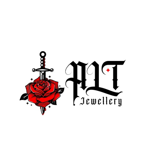 Jewelry design with the title 'Alt Jewellery'