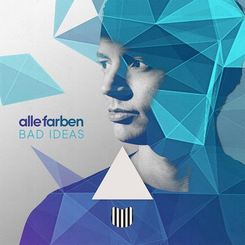 Cover illustration with the title 'Cover design for 'Alle Farben''