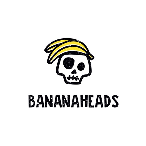 Banana design with the title 'BananaHeads'