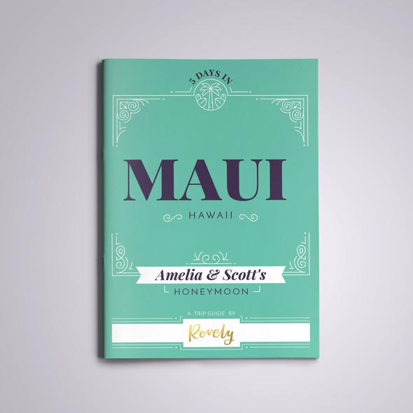 Flourishes design with the title 'Trip Guide Template'