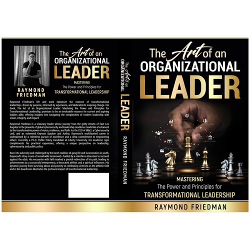 Leadership book cover with the title 'The Art of an Organizational Leader'