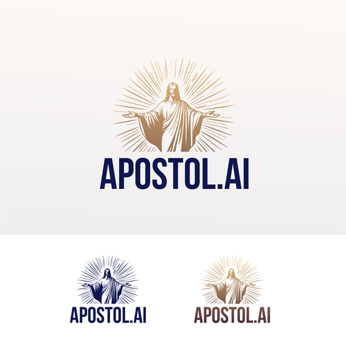 Jesus logo with the title 'Christian Logo'