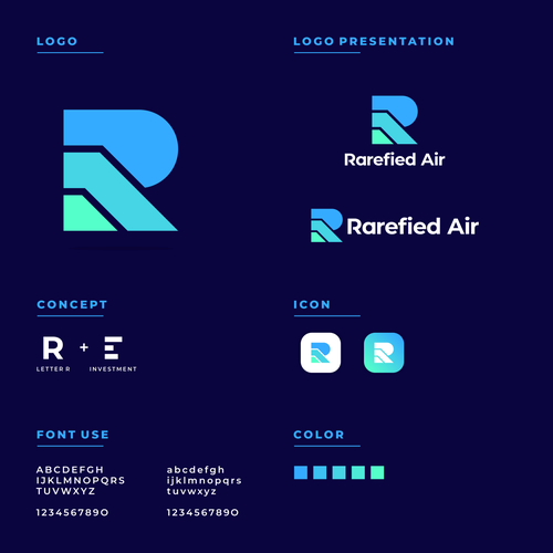 Air design with the title 'Rarefied Air'