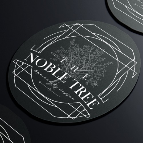 Badge logo with the title 'The Noble Tree'