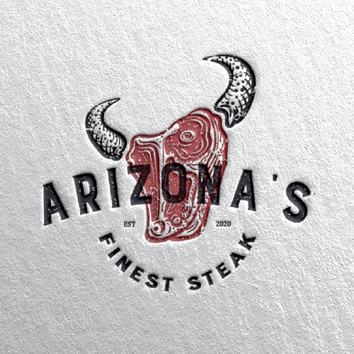 Arizona design with the title 'ARIZONA'S FINEST STEAK'