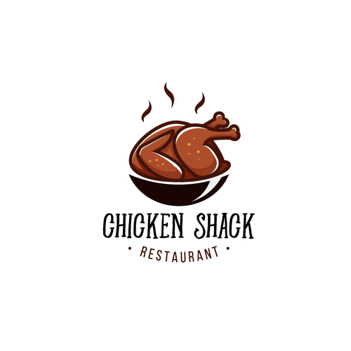 Bowl logo with the title 'Rejected Chicken barbecue restaurant logo'