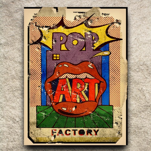 Pop art design with the title 'pop-art'