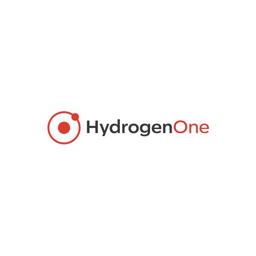 Hydro design with the title 'Logo Hydrogen One'