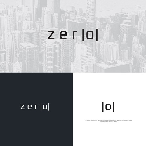 Zero logo with the title 'Absolute Zero Company Logo'