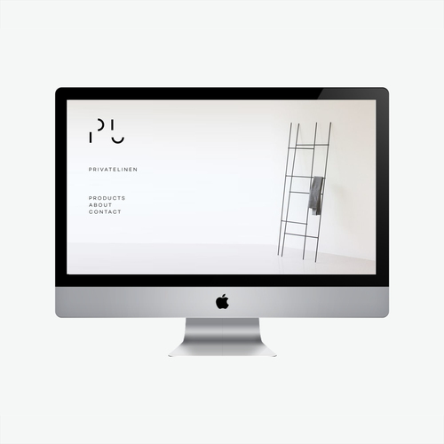 Mirror logo with the title 'Private Linen'