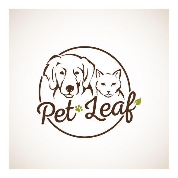 Style logo with the title 'PetLeaf'