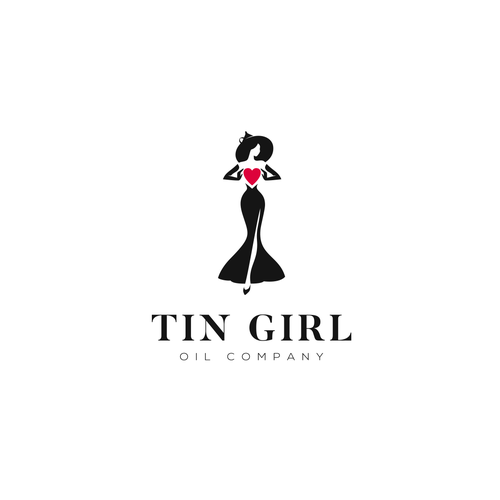 Lady design with the title 'Logo design for a CBD oil company'