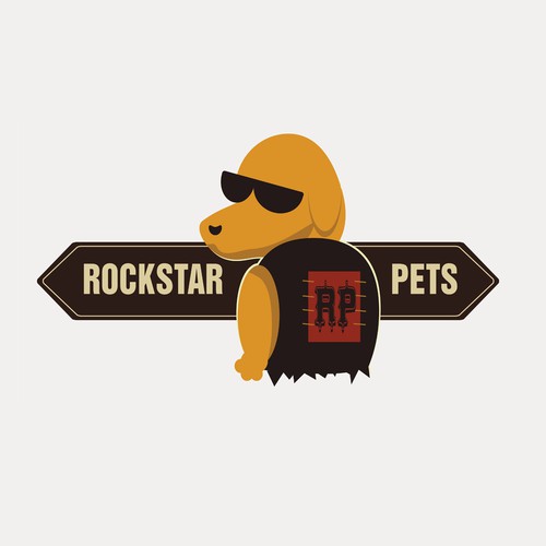 Shop brand with the title 'Logo for pet shop'
