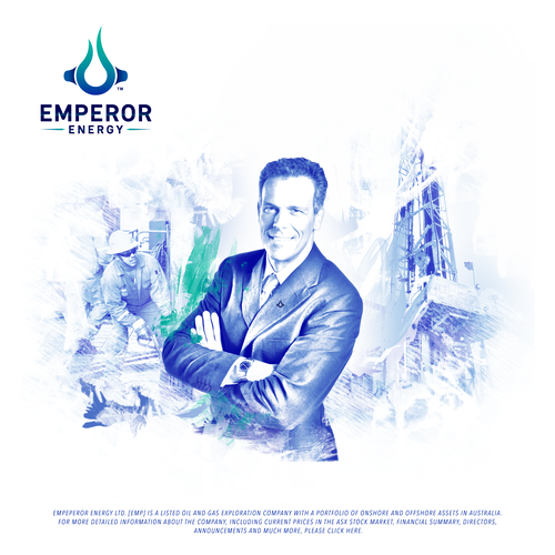 Designer brand with the title '• EMPEROR ENERGY - LIMITED.'